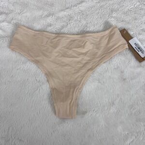 SKIMS Women's Fits Everybody Thong Sand Beige PN-THG-2028 Size Small NWT